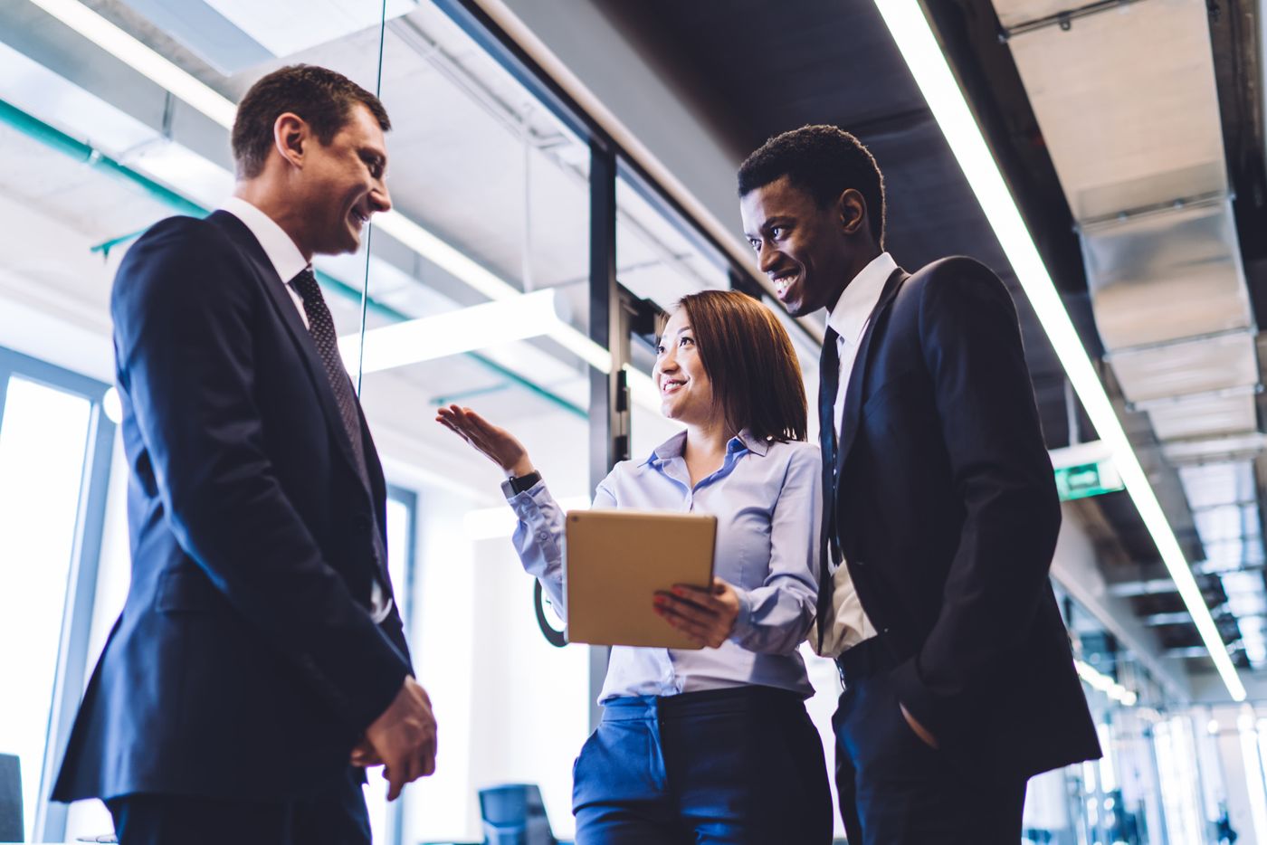 Employers and colleagues at work